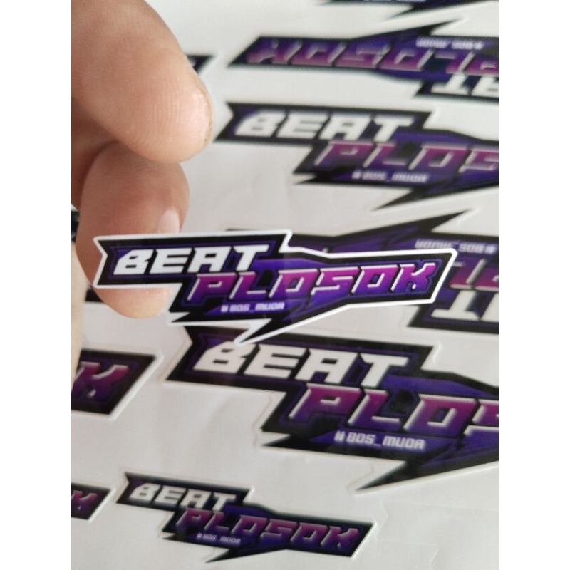 CETAK STIKER LOGO RACING - CUSTOM STIKER LOGO