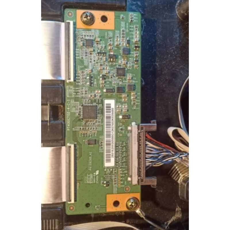 MESIN TCON TIKON T CON TV POLYTRON 43D150 PLD43D150