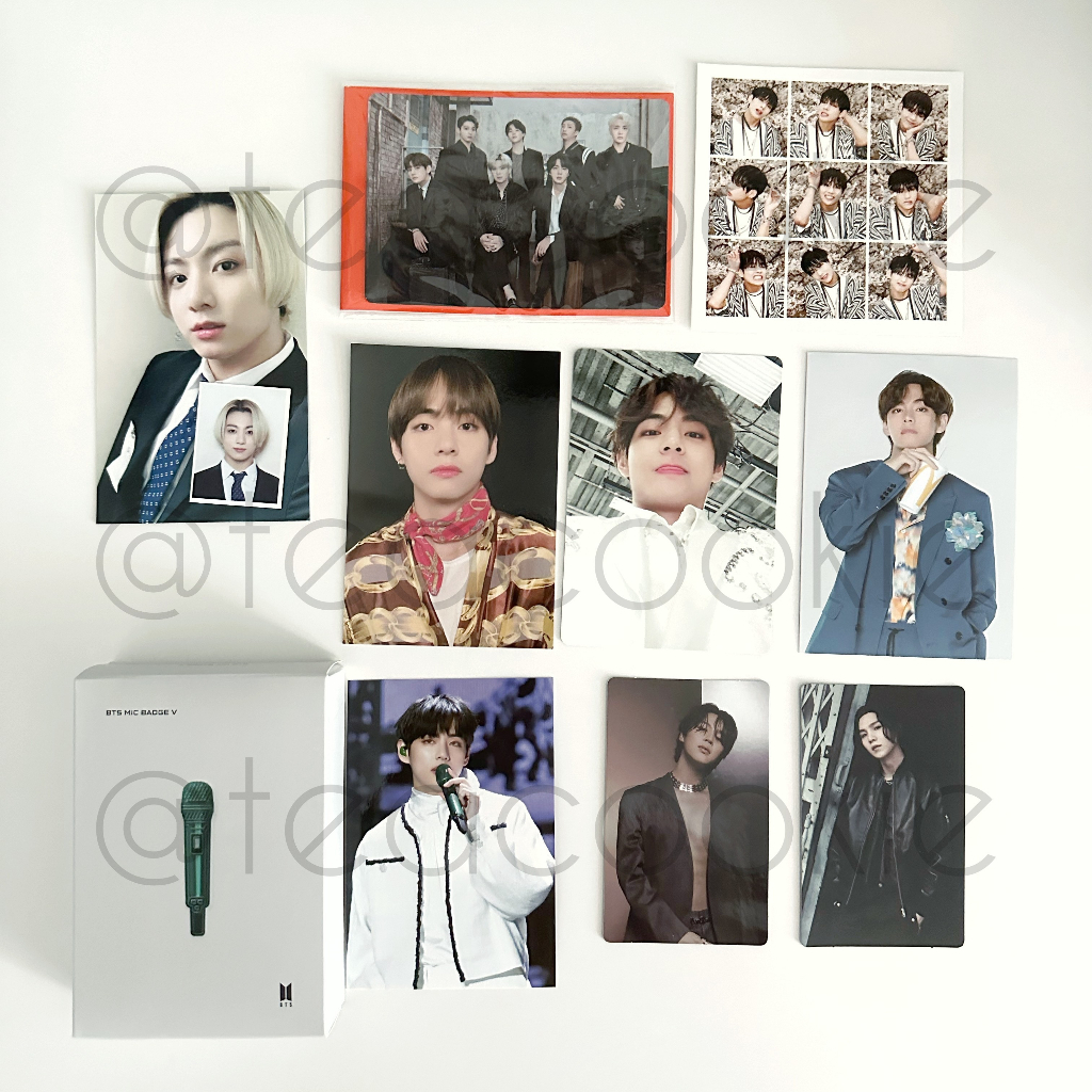 BTS Taehyung V Jungkook PTD HYYH PT 1 CLip Board Mutser Melet SYS Ring Mic Badge Jimin FACE Suga DDA