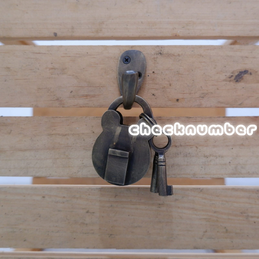 Kunci Gembok Kuningan Antik Kunci Gembok Pintu Rumah