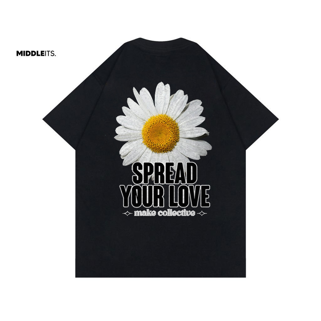 Middleits -Kaos Tshirt Original Middleits Basic Spread