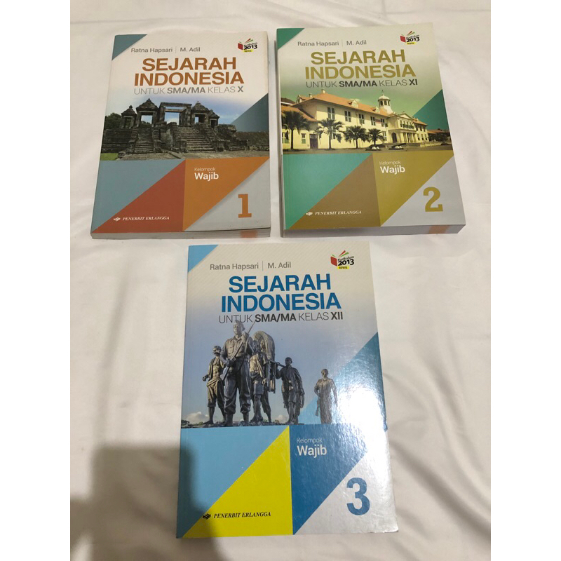 

[MULUS seperti baru] Buku paket sejarah indonesia kelompok wajib kelas 10 11 12 erlangga kurikulum 2013