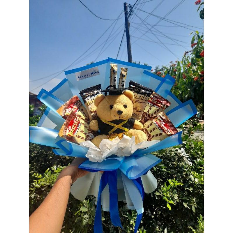 Buket Boneka+snack, buket snack jumbo