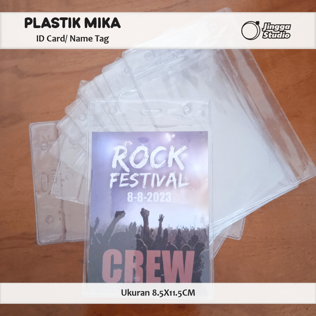 

Plastik Mika Name Tag 8.5x11.5CM