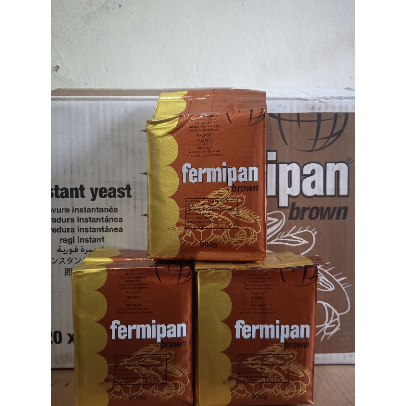 

fermipan brown 500gr ragi instant termurah!!