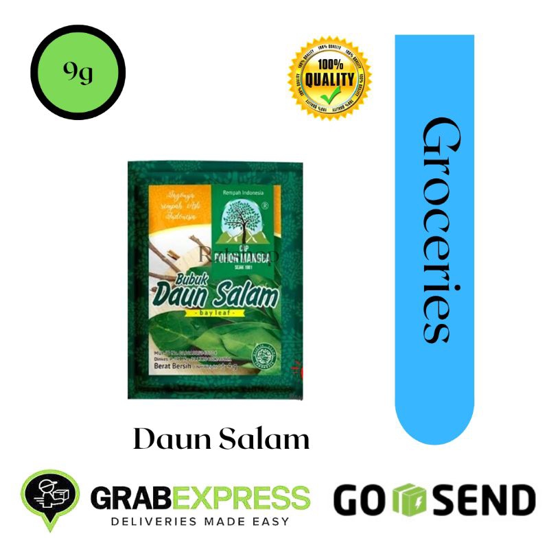 

Daun Salam bubuk cap pohon mangga sachet