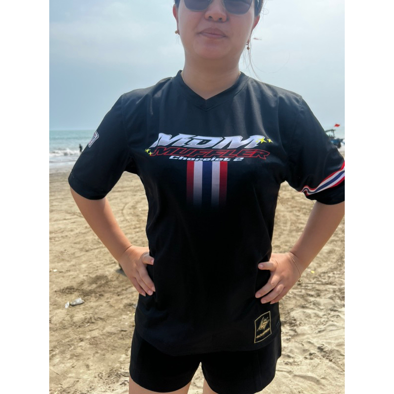 KAOS MDM MUFFLER CHORELET LENGAN PENDEK