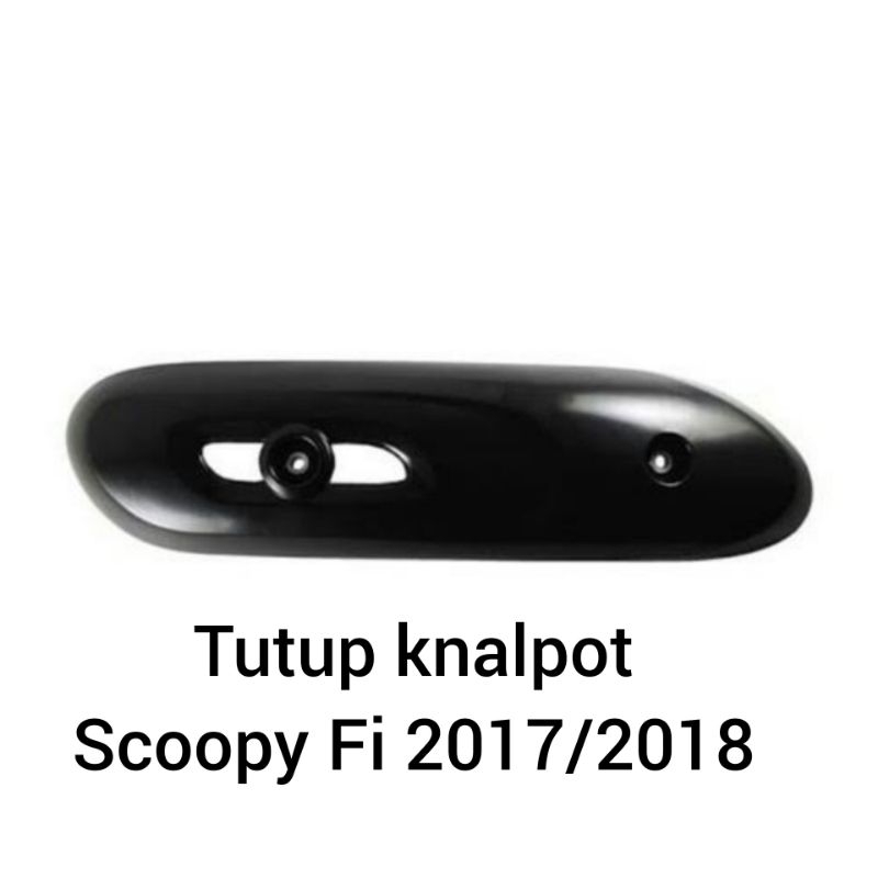 tutup knalpot Scoopy fi 2017/2018/cover knalpot Scoopy fi 2017
