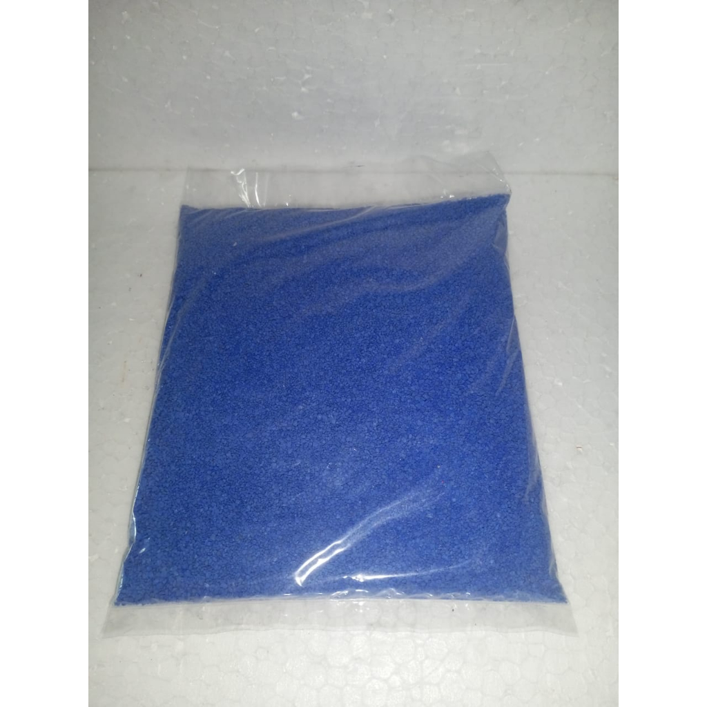 Pasir Biru Aquarium Pasir Aquascape Pasir Warna Biru Kemasan 500gr