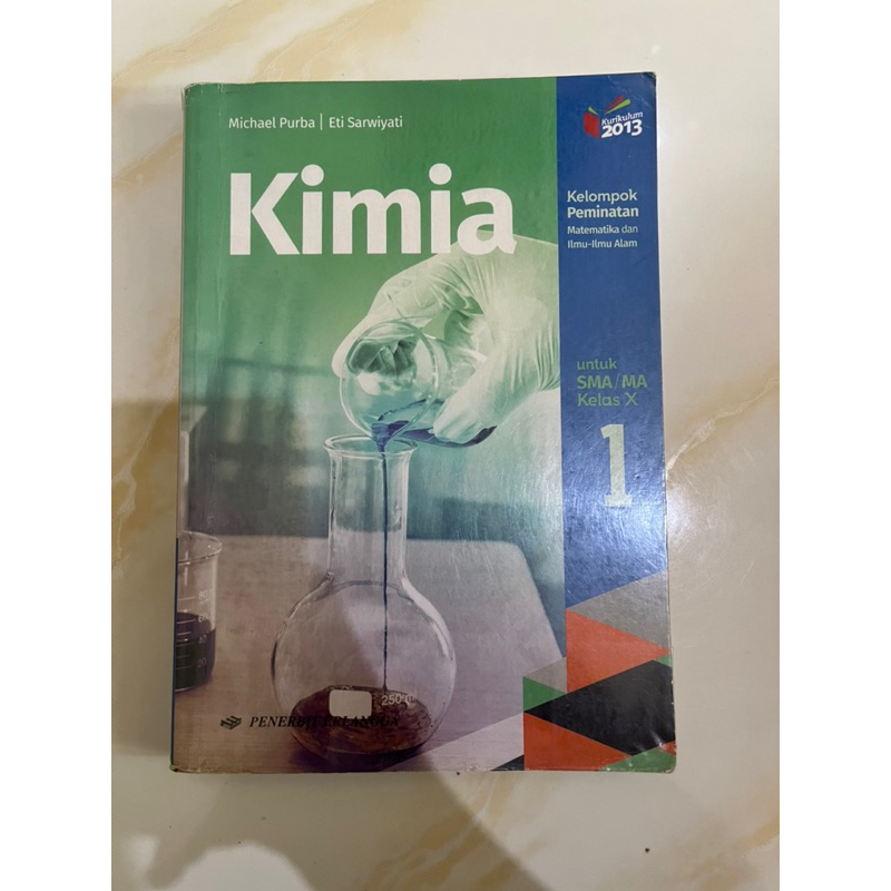

KIMIA 1 UNTUK SMA KELAS X PENERBIT ERLANGGA