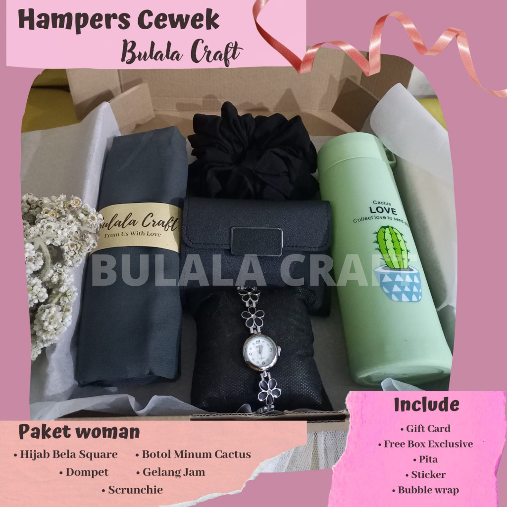 

Paket Black Woman Hampers Casual Cewek / Hampers Gift / Kado Ulang Tahun / Hampers Outfit Cewek Casual
