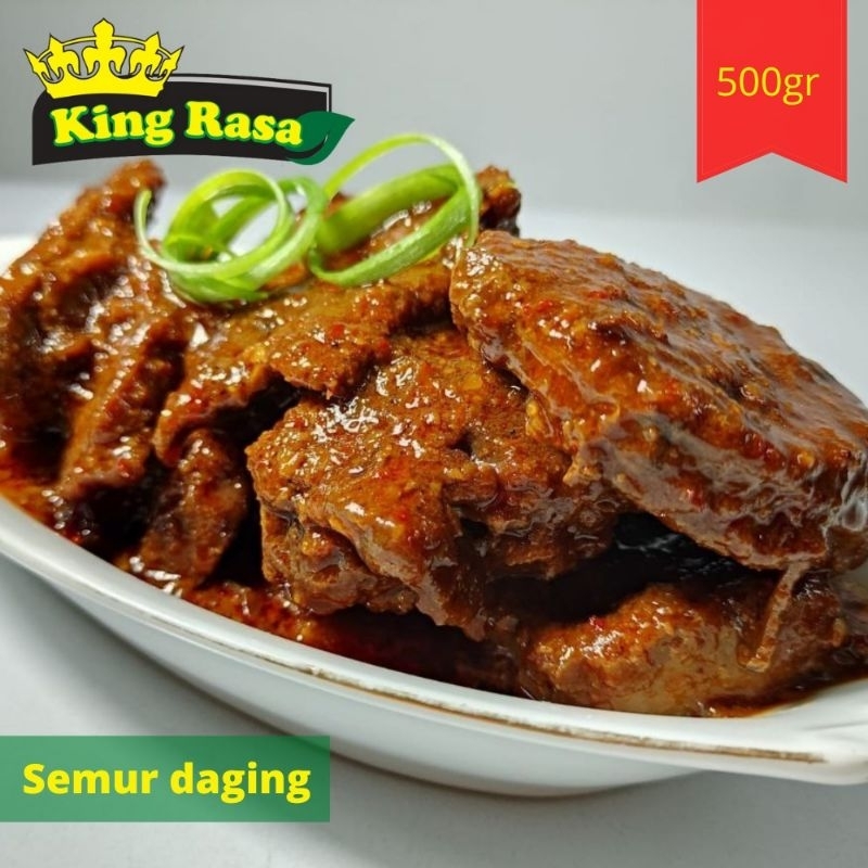 

Semur Daging Betawi Khas King rasa 500GR Frozen Semur Daging Siap Masak