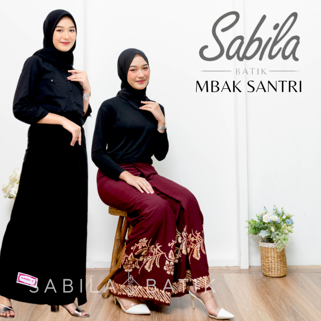 Sabila Sarung Santri Wanita Cap Polos Sarung Batik Wanita Pekalongan