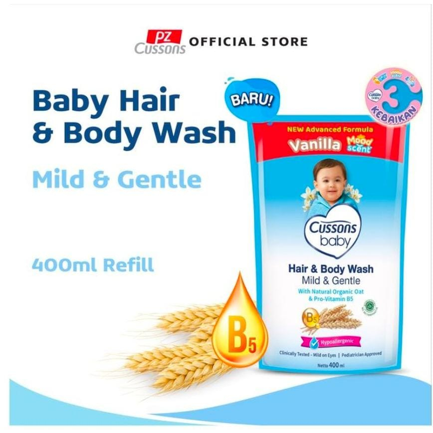 Cussons Baby Hair & Body 400ml
