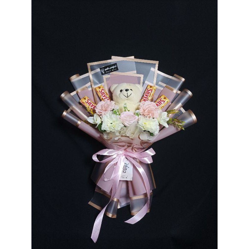 

buket coklat mix bunga