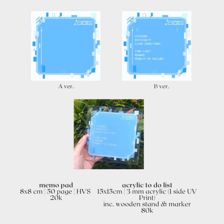 

[stock sisa cf16] memo pad scenario window ORV omniscient reader's viewpoint