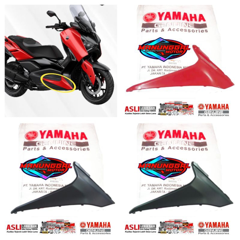 Mole Side, Body Dek Bawah Samping Pijakan kaki New Xmax X-max 250/300 Connected Kanan Kiri Original 