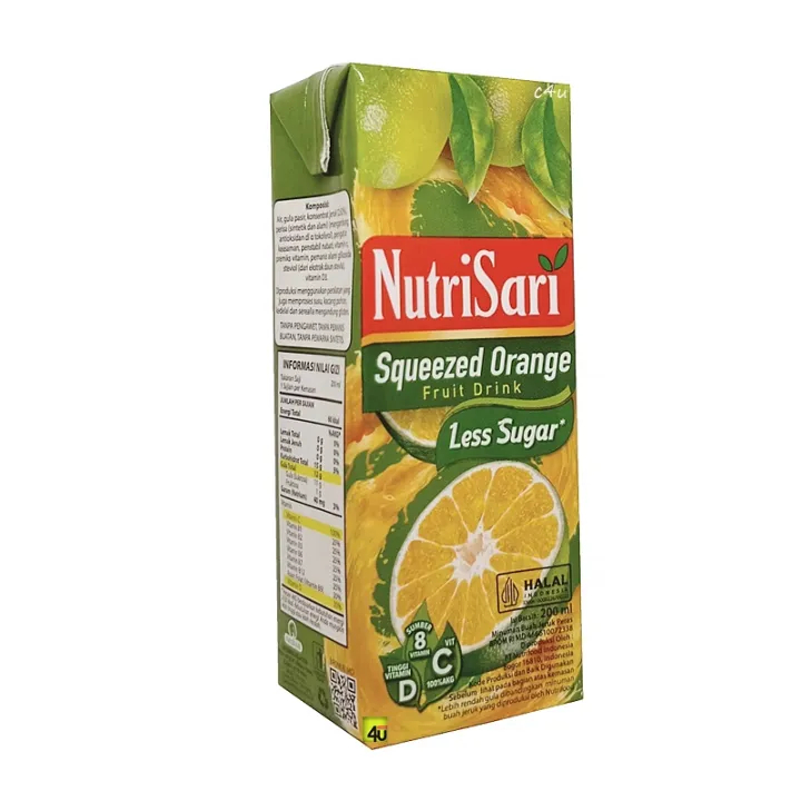 

Nutrisari Squeezed Orange Kotak 200 ml