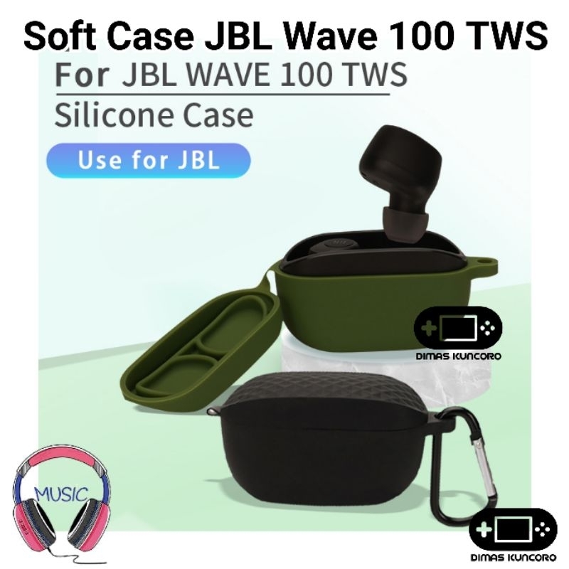 Soft Case JBL Wave 100 TWS silicone silicon casing 100TWS shell silikon