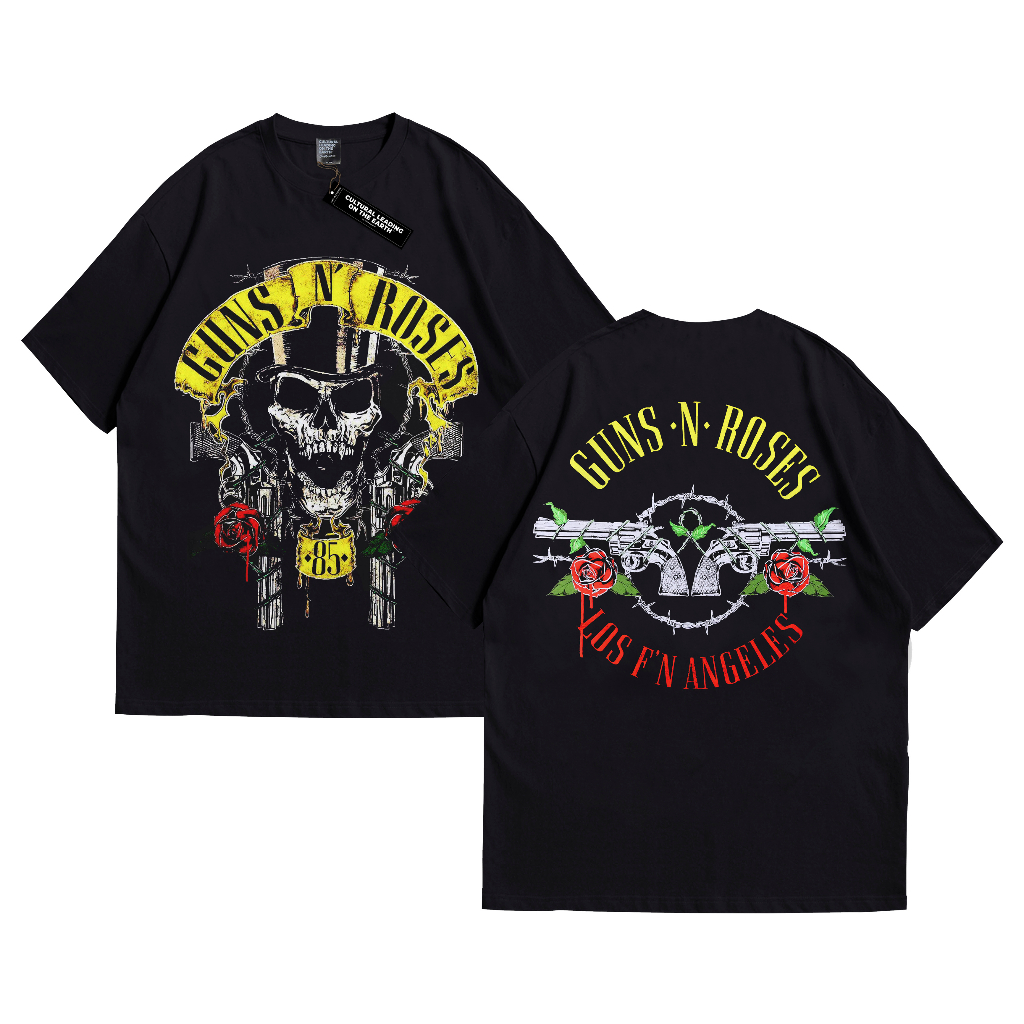 CLOTE - Kaos Band Oversize Guns N Roses Cotton Combed 24s