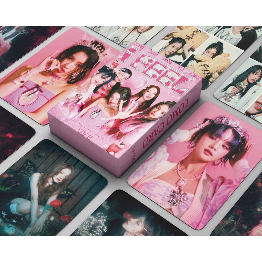 [kstuffind] G-IDLE I FEEL QUEEN CARD PHOTOCARD LOMO CARD PHOTO KARTU FOTO PC MURAH 54 PCS 54PCS