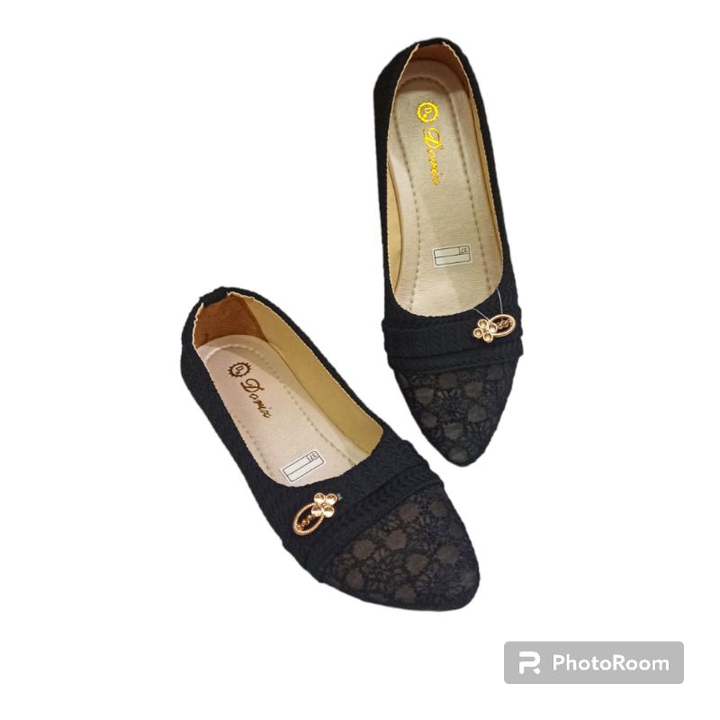 flatshoes rajut  wanita