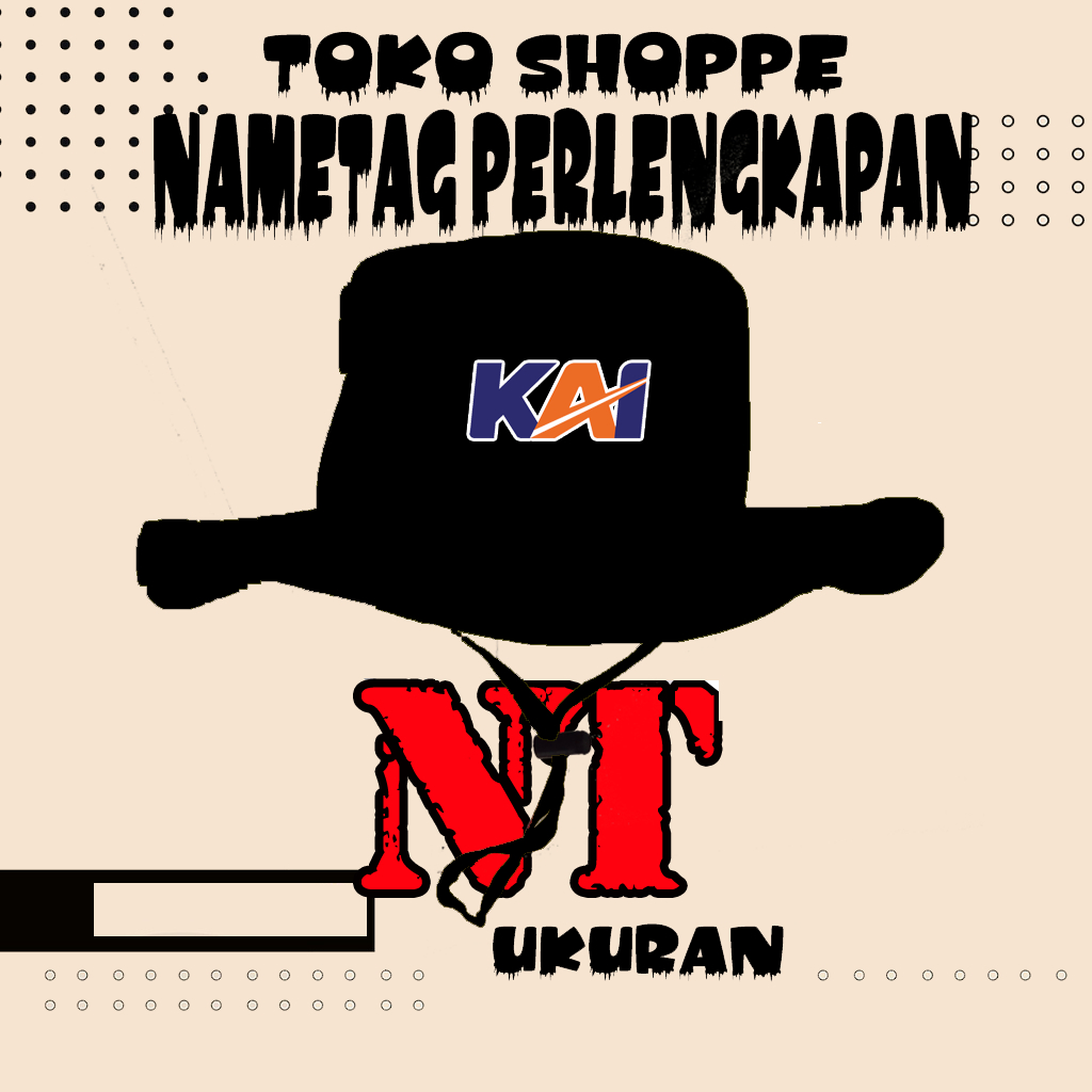 Topi Rimba Logo KAI |BucketHat Terbaru