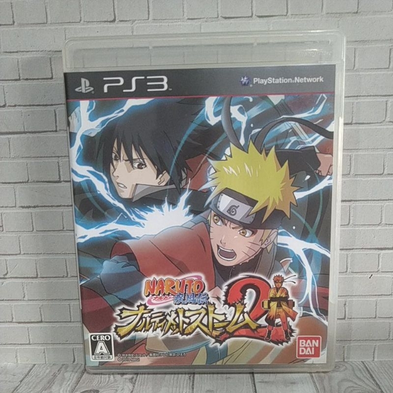 BD CD KASET ORIGINAL PS3 NARUTO ULTIMATE NINJA STORM 2 JPN BAHASA JEPANG BOX dan Cover Original