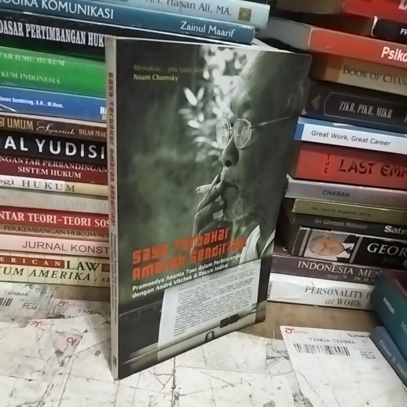 SAYA TERBAKAR AMARAH SENDIRIAN  Pramoedya Ananta Toer