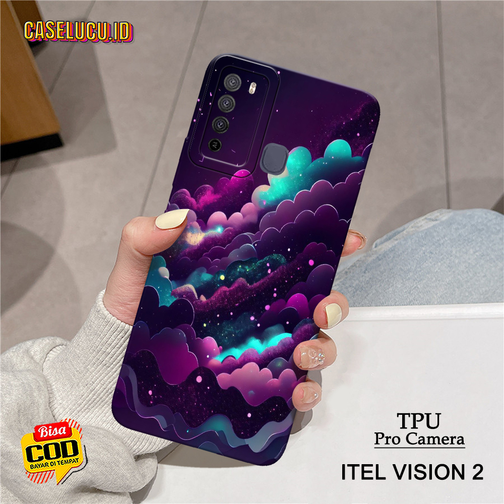 Softcase Hp Itel Vision 2 Terbaru - Fashion Case Kartun - Case Itel Vision 2  - Casing Hp Itel Visio