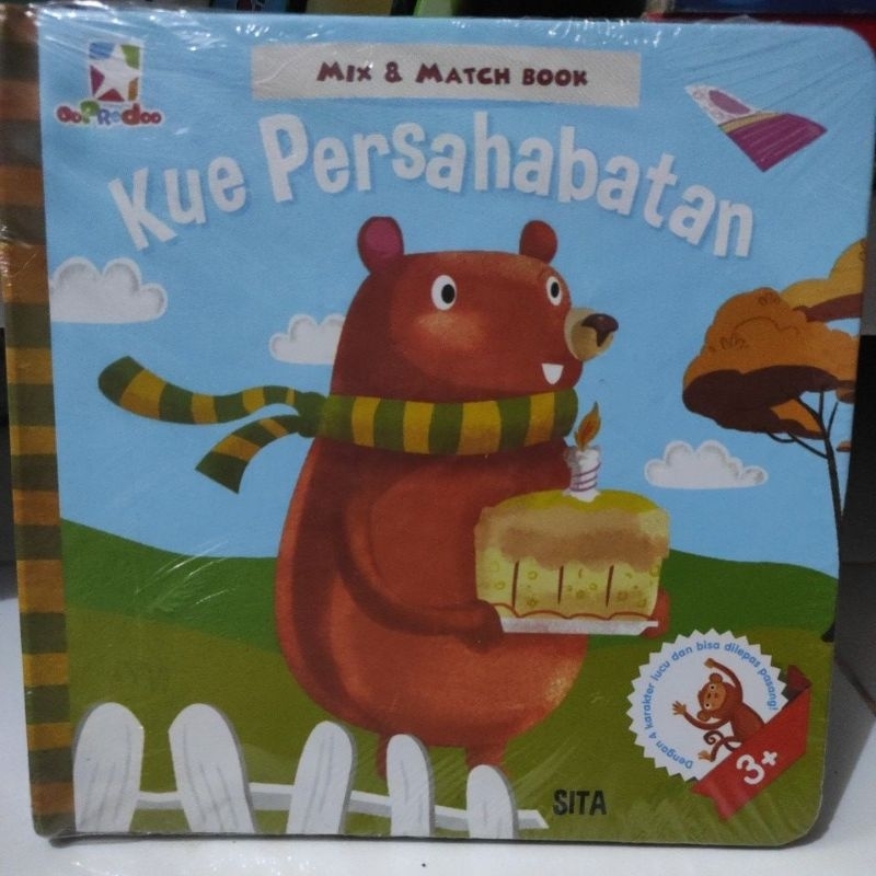 mix and match book kue persahabatan board book