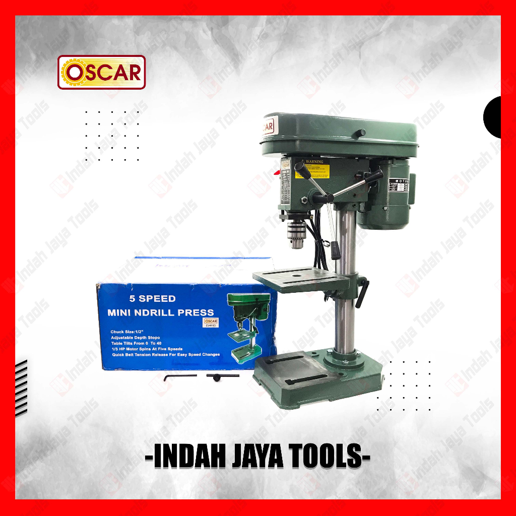 Mesin Bor Duduk Oscar 13 mm / Bench Drill