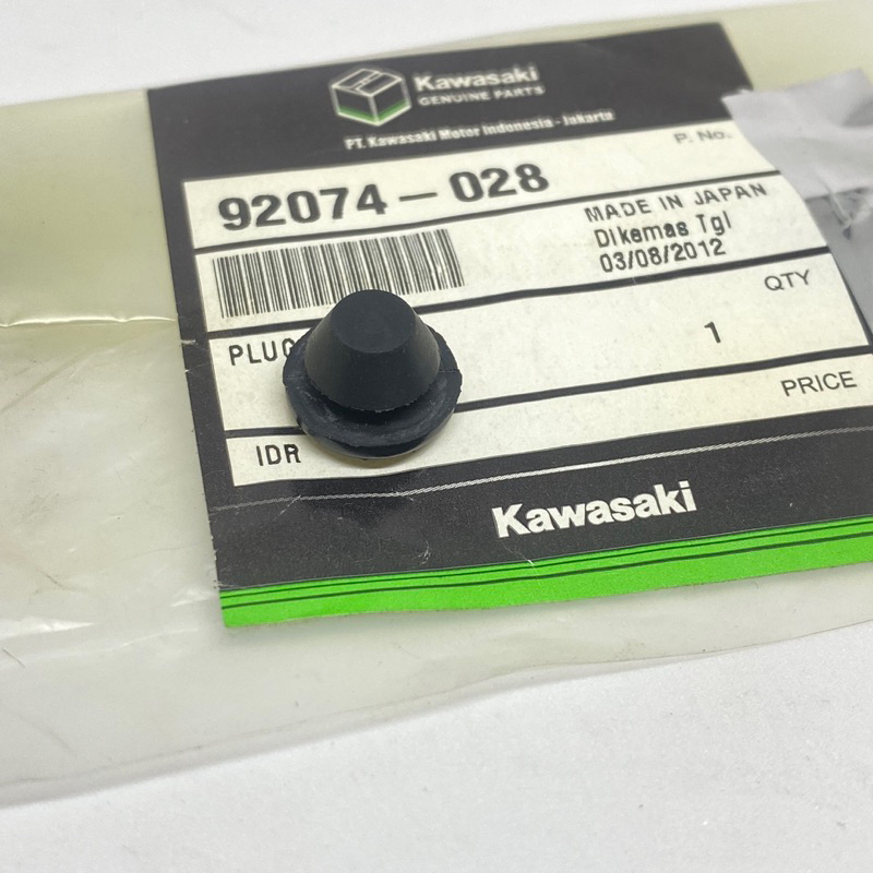 Satuan plug karet dumper single seat jok belakang ninja rr new ori JAPAN nos