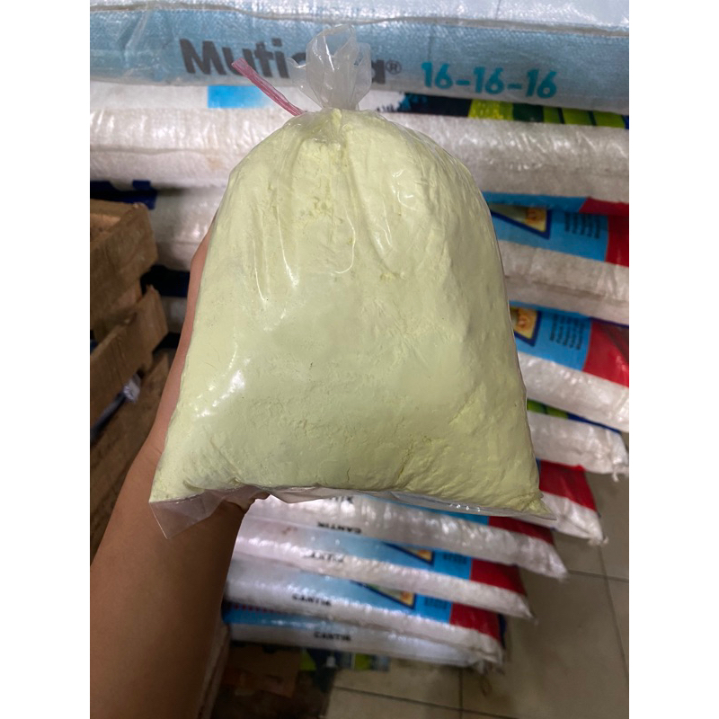 BELERANG MURNI / SULFUR MURNI 99.8% / BERELANG BUBUK 1 KG