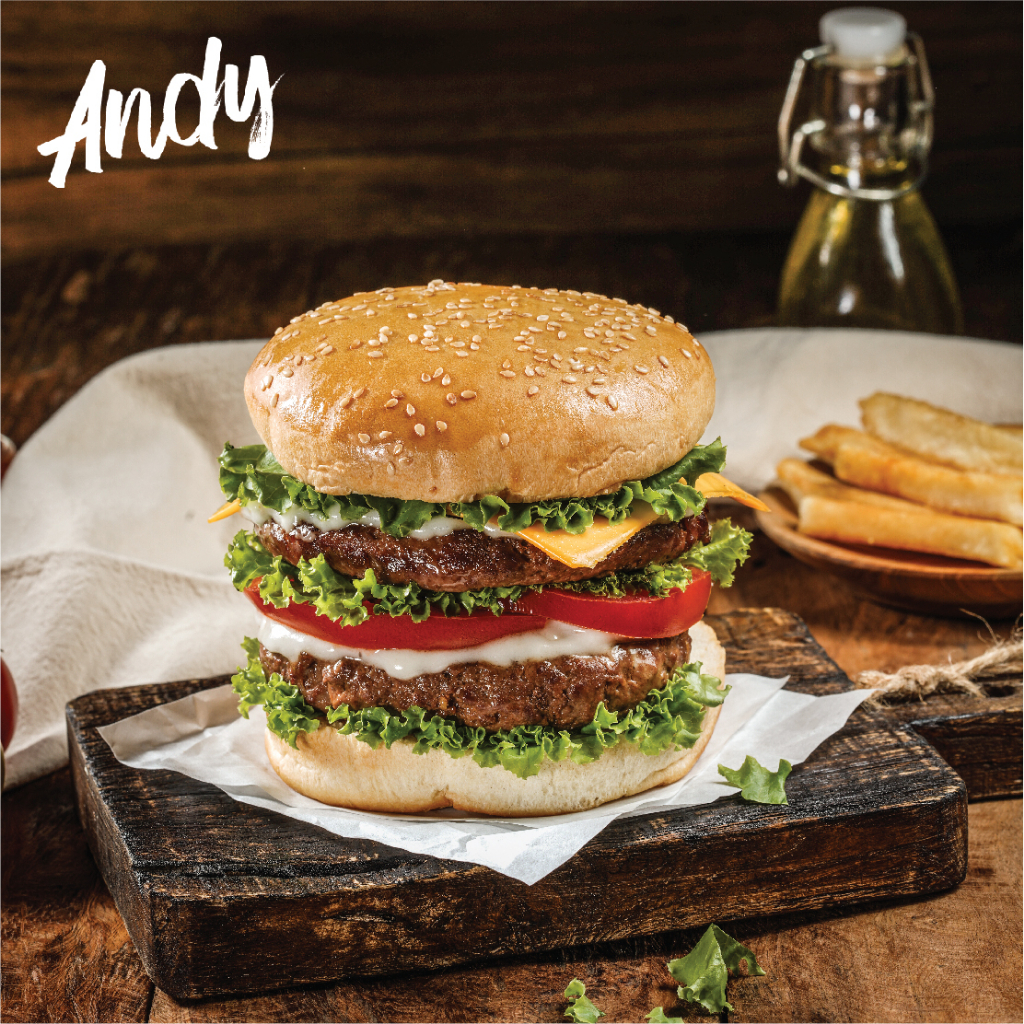 

Andy Beef Patties 500 gr isi 10 pcs