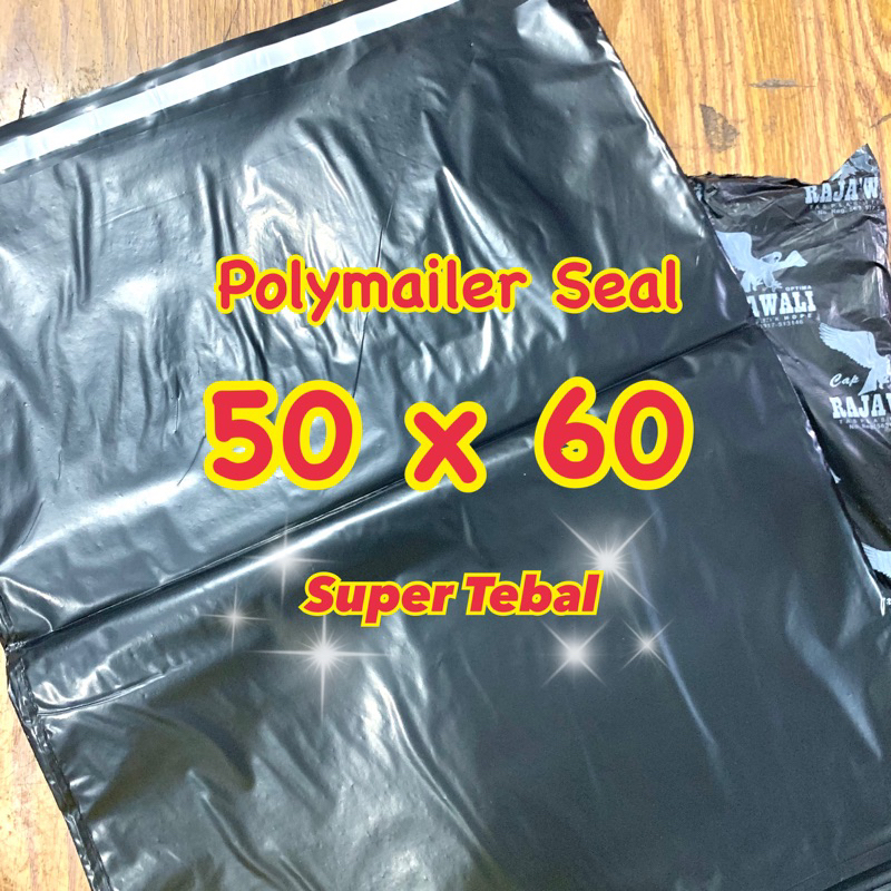 

Kantong Plastik Polymailer Hitam Jumbo 50x60 Seal / Amplop Online Shop