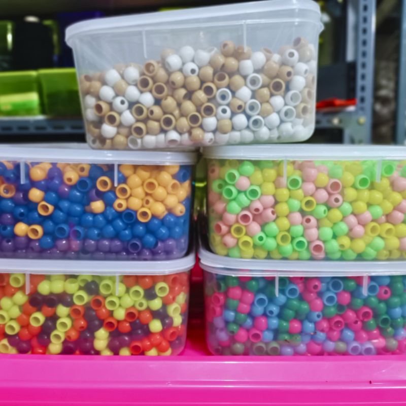 Lobi-lobi bulat Ujung Tali kur/ stopper bell warna-warni