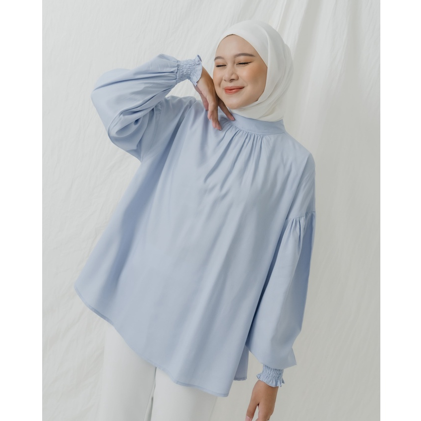 YARA BLOUSE - Atasan - Blouse Wanita - Katun Rayon - All Size