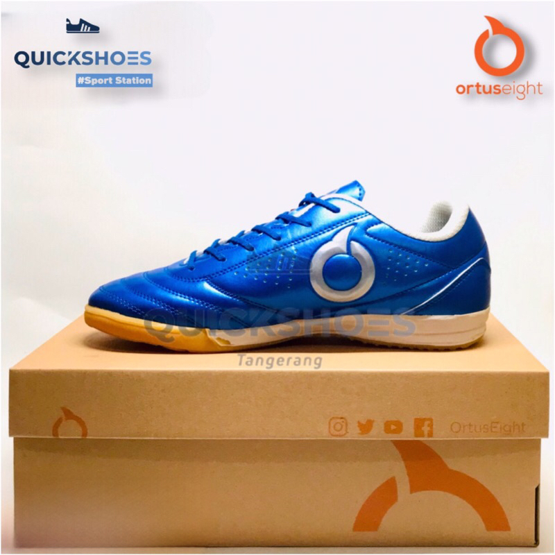 Sepatu Futsal Ortuseight Original Forte Sevage In Ortus Warna Biru, Kuning, Putih terlaris dan termu