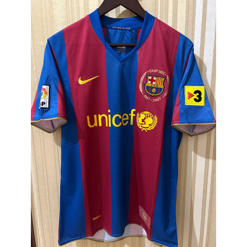 Jersey Barcelona 2007/2008 (Nameset Messi)