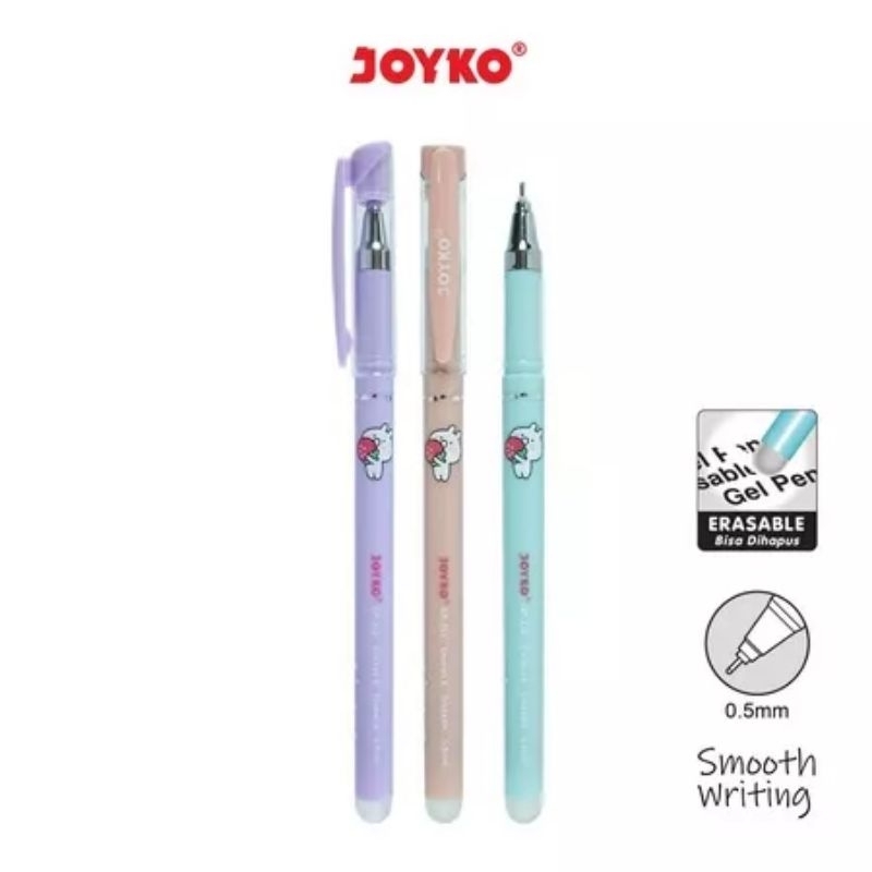 

Joyko Erasable Pen Shokyo Gel Pen Viral Bisa Dihapus Bulpen Hapus