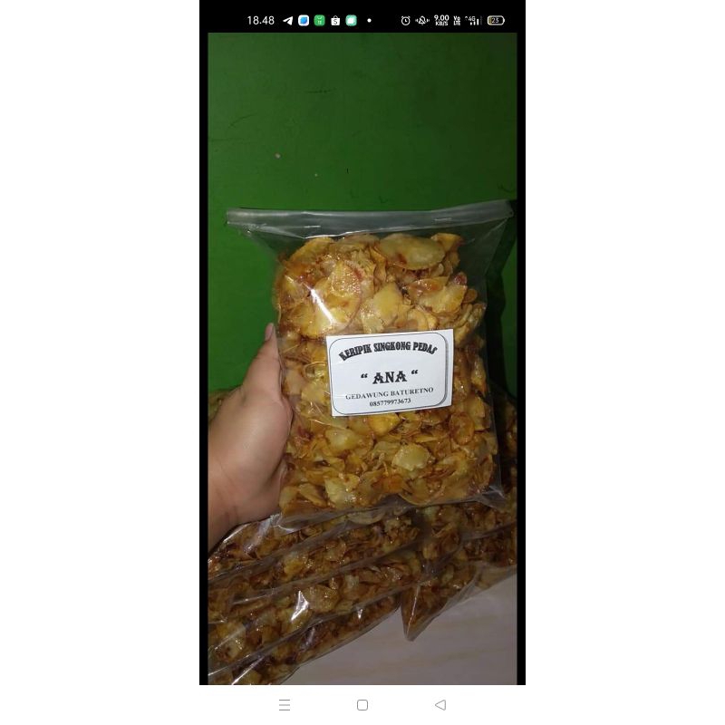 

Keripik singkong pedas