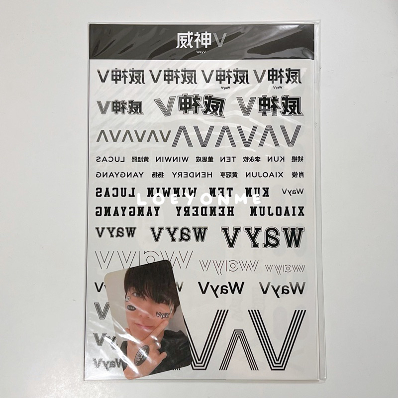 WayV Tattoo Sticker Set TEN (Sealed)