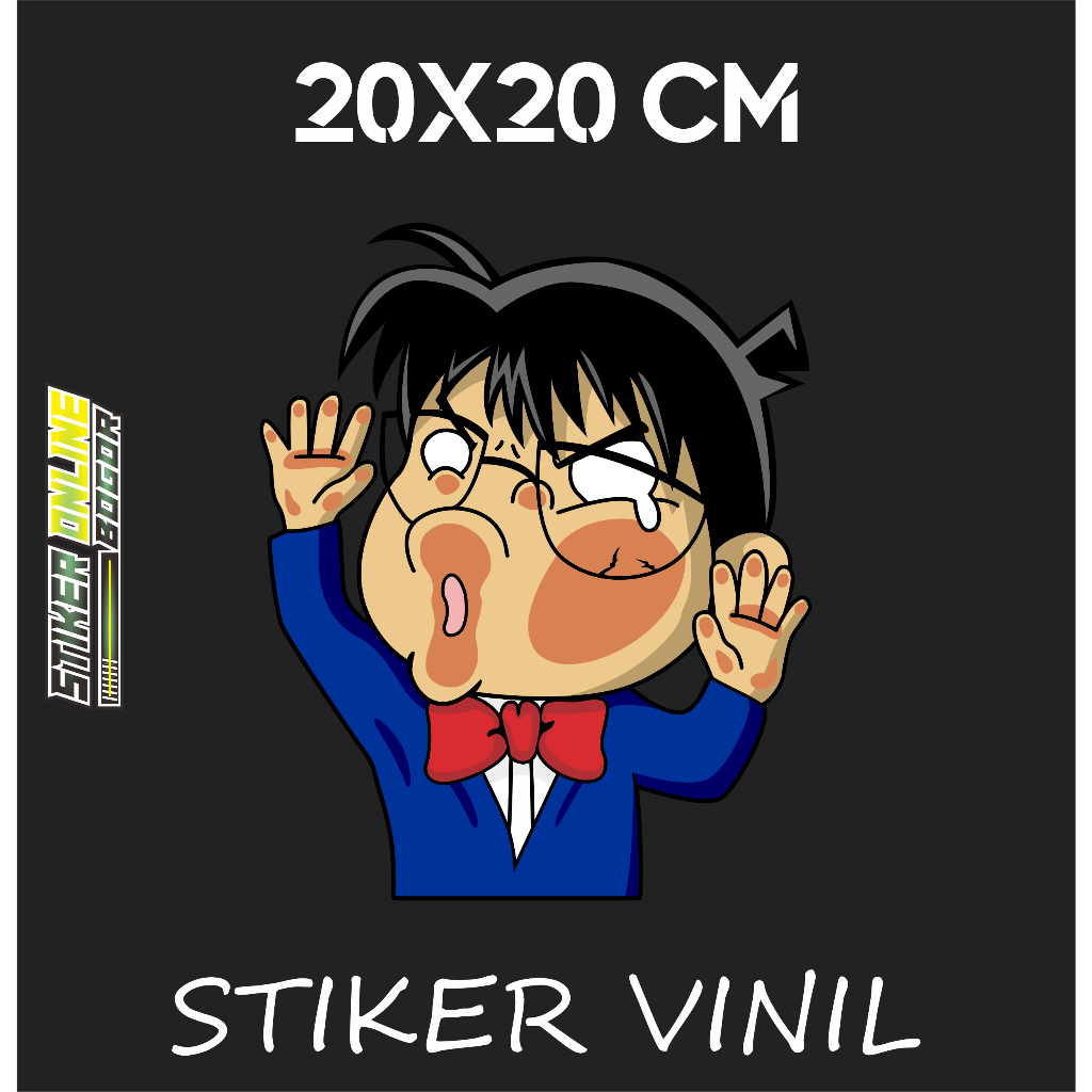 Stiker Conan Lucu Variasi Motor, Mobil