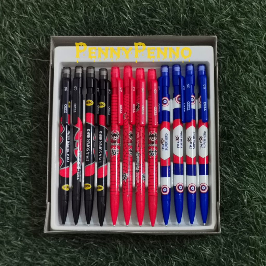

Pensil Mekanik 0,5MM Motif Superhero / Spidermen