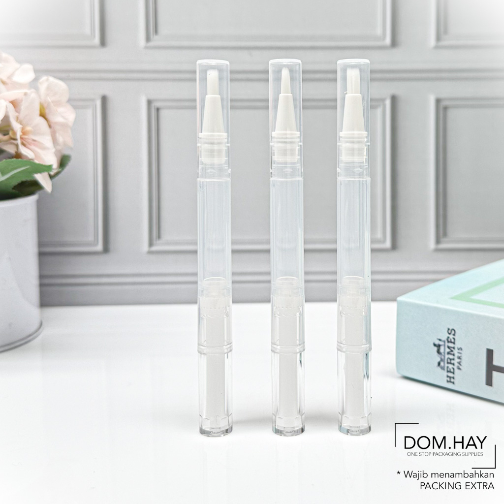 

Botol Lip Gloss Kosong Twist Pen Brush Nail Polish Botol Kutek Double Brush Pen Kemasan Kosmetik Pelembab Bibir iRa.Pack