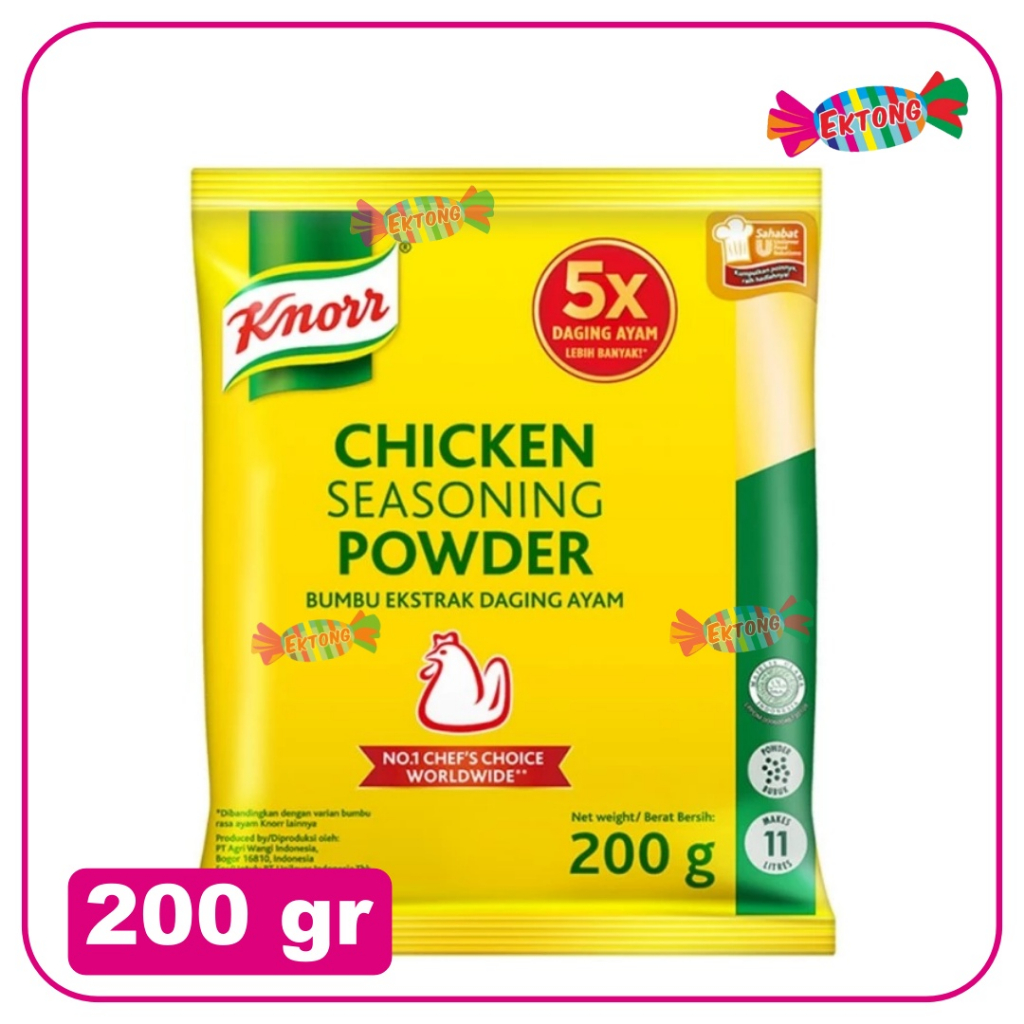 

KNORR CHICKEN POWDER Bumbu Rasa Ayam Refill 200 gr