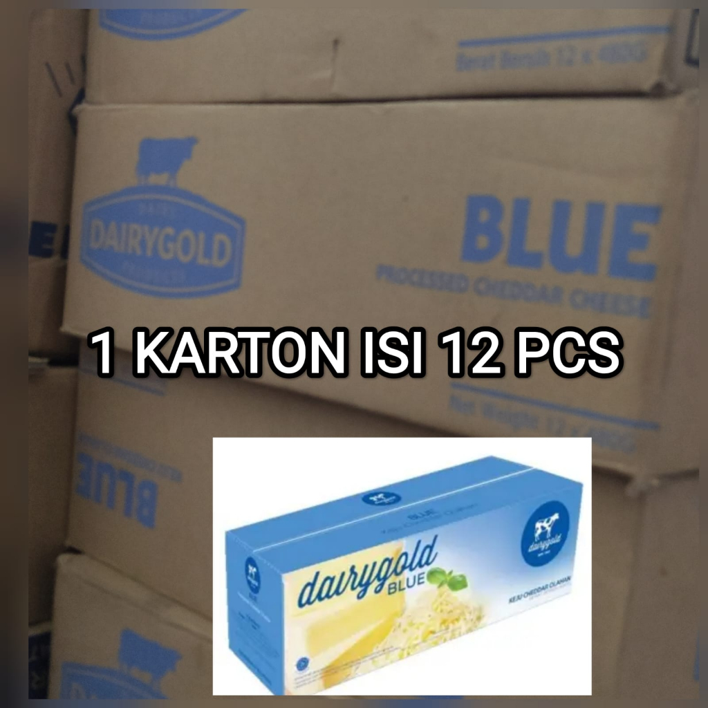

keju dairy gold blue 500gr 1 dus (12pcs)