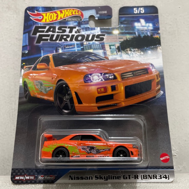 Hotwheels Skyline R34 Fast and Furious