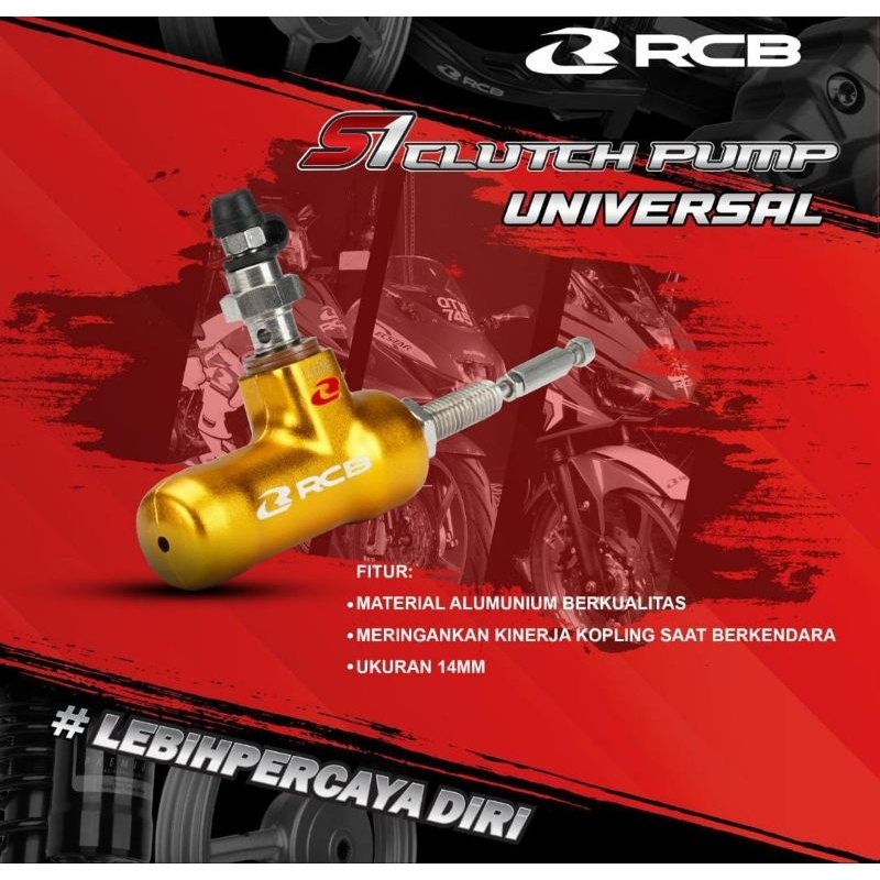 Stut Hidrolik Kopling RCB tipe S1 14MM Original